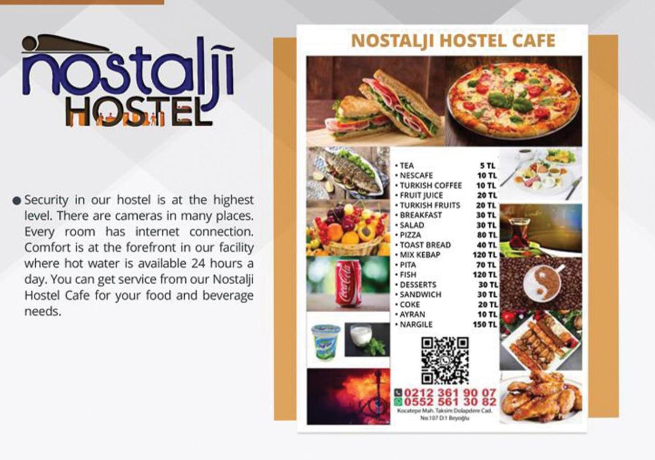 Nostalji Hostel İstanbul Dış mekan fotoğraf